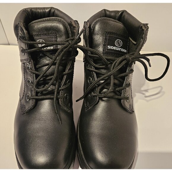 SideWinder Safety Boots Steel Toe Womens Boots Leather Size 7.5/ 38 - Picture 3 of 13